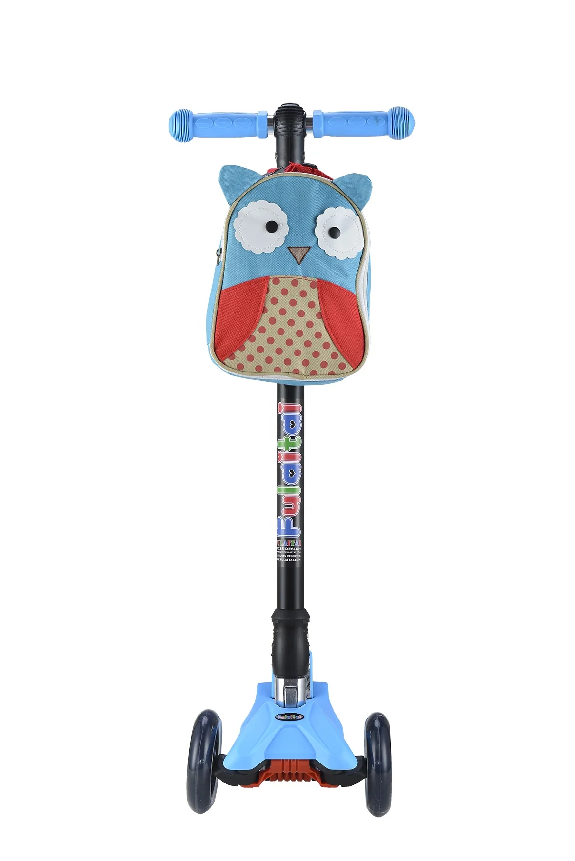 Fashionable new maxi kids kick scooter with bag for riding toy, new kickboard scooter