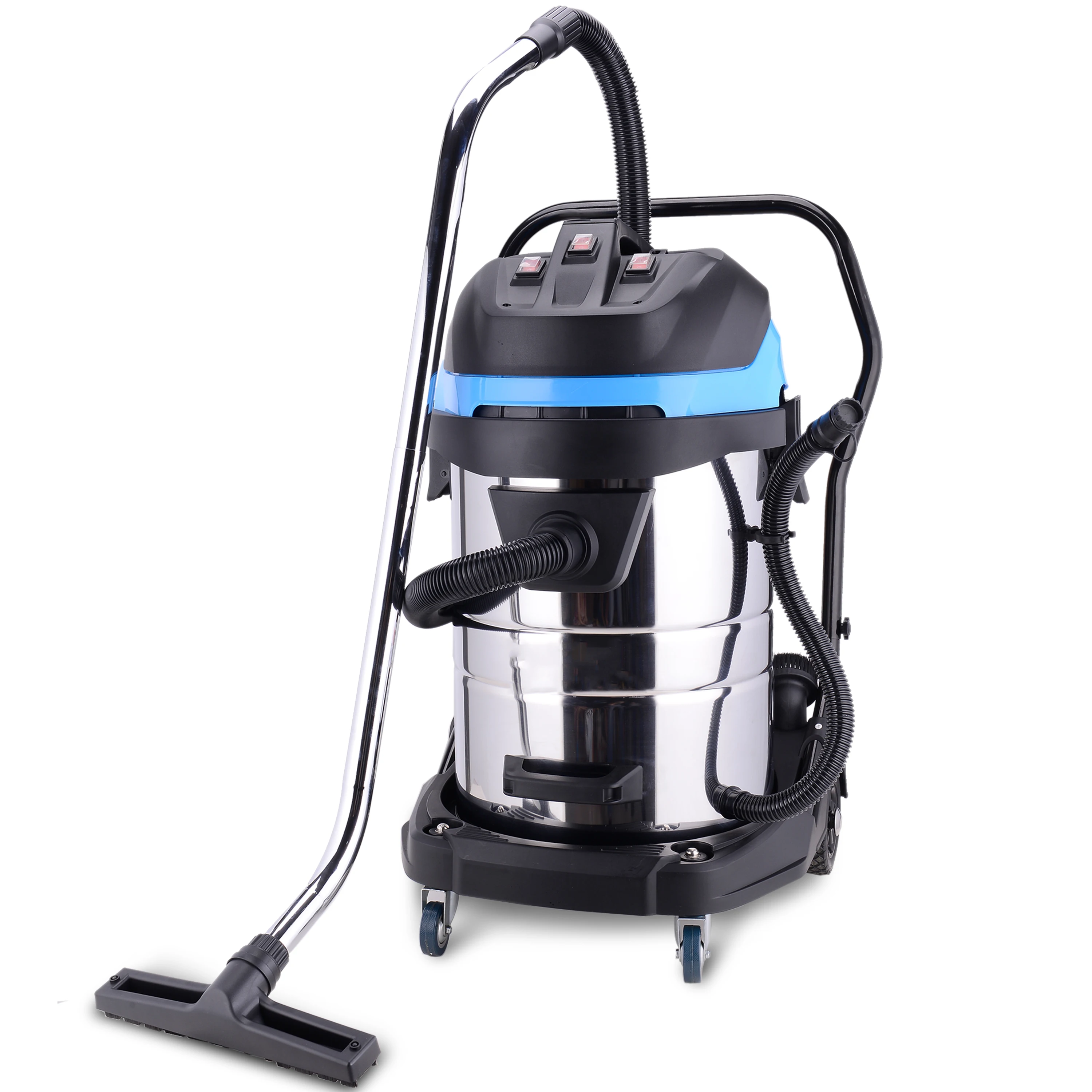 Large Capacity 100L Car Cheap Low Price Powerful Motor Industrial Wet and Air Dry Cleaner 220V Industrial Vacuum With Power