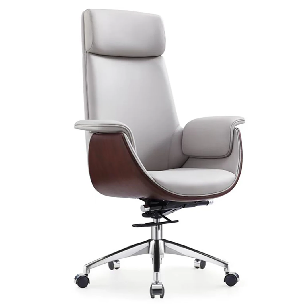 Foshan factory Wholesale office chair black leather swivel conference office chair with wheels