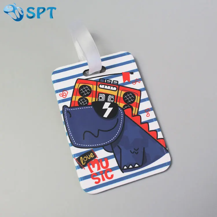 Multiple Pattern Selection Customized Logo Luggage Travel Tag Blank