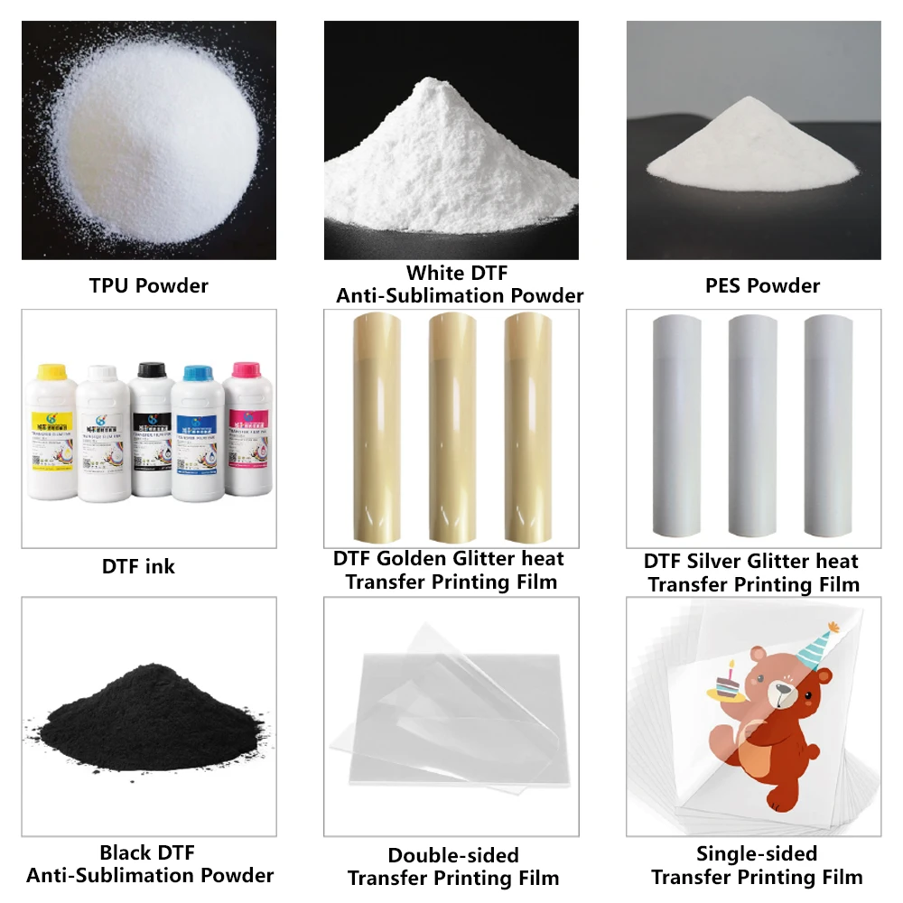 Hot Peel Dtf Luminous Printing Film 0.6*100m Photoluminescent Film Roll Glow-in-dark  PET Heat Transfer Film for Dtf Printer