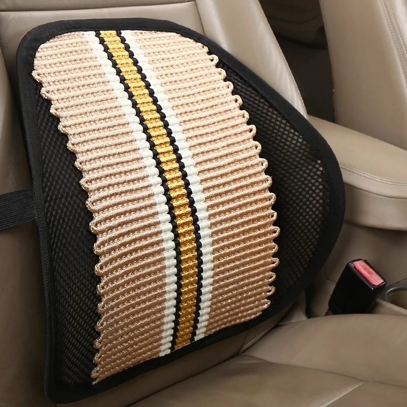 Summer ice silk Cool High Quality Mesh Lumbar Back Brace Support Office Home Car Seat Chair Cushion