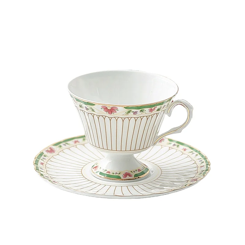 High Quality Flower Style English Tea Gift Sets China Ceramic Tea Set With Teapot For Wedding