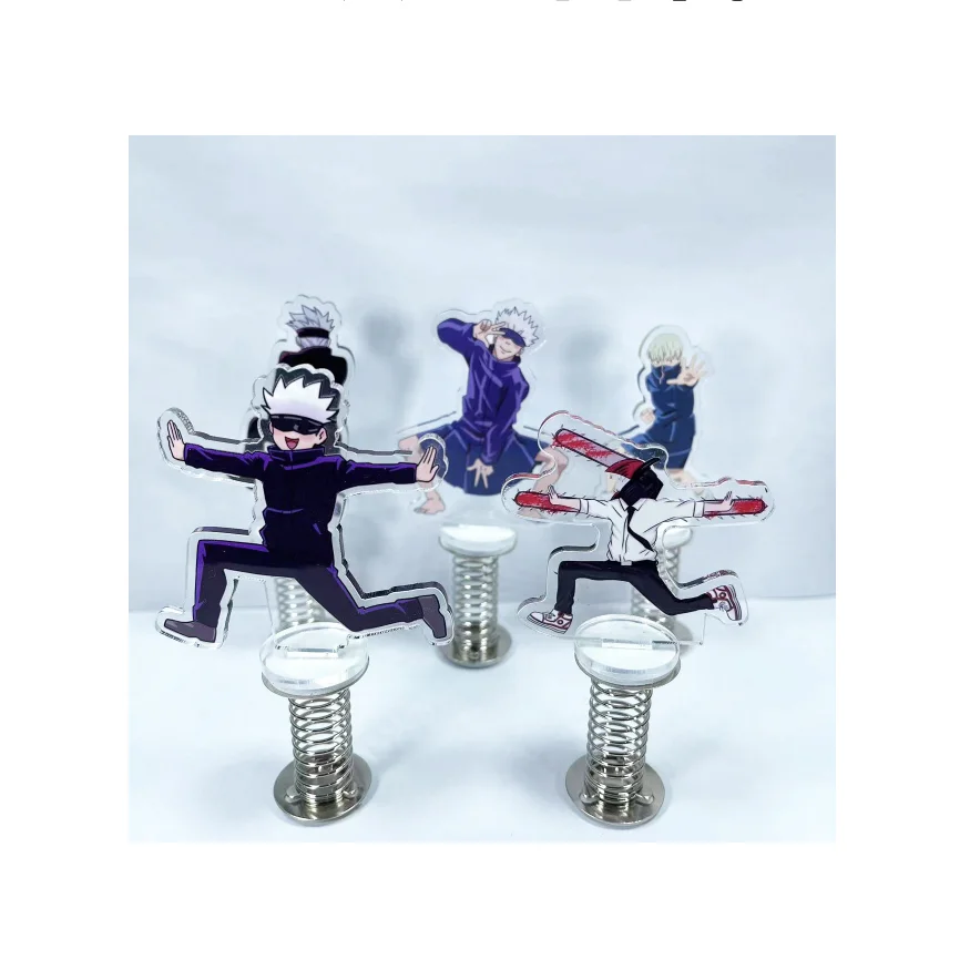 Бензопила из аниме мультфильмов креативные акриловые подставки забавные пружины коктейли стенди