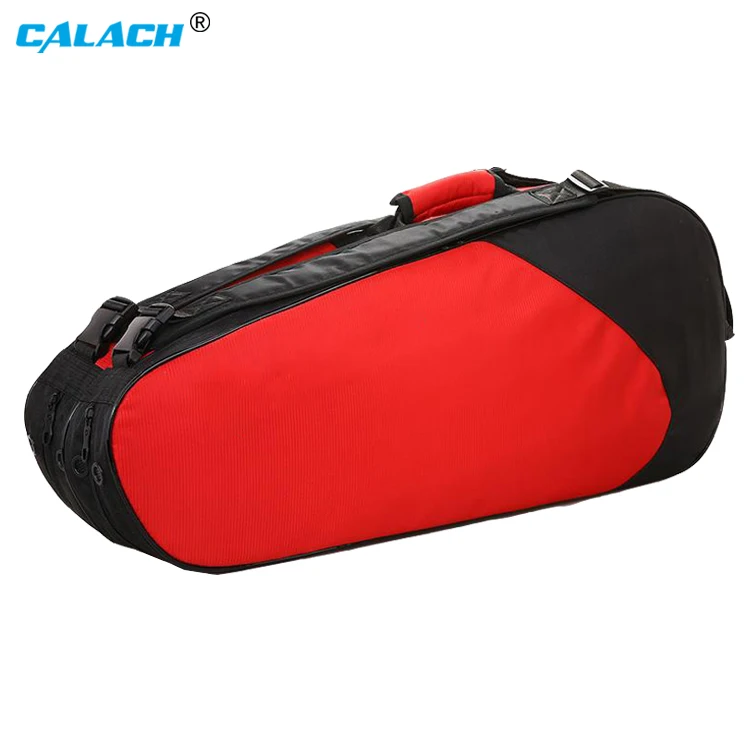 Oem sports equipment multifunctional customized hold 6 racquet badminton racket bag