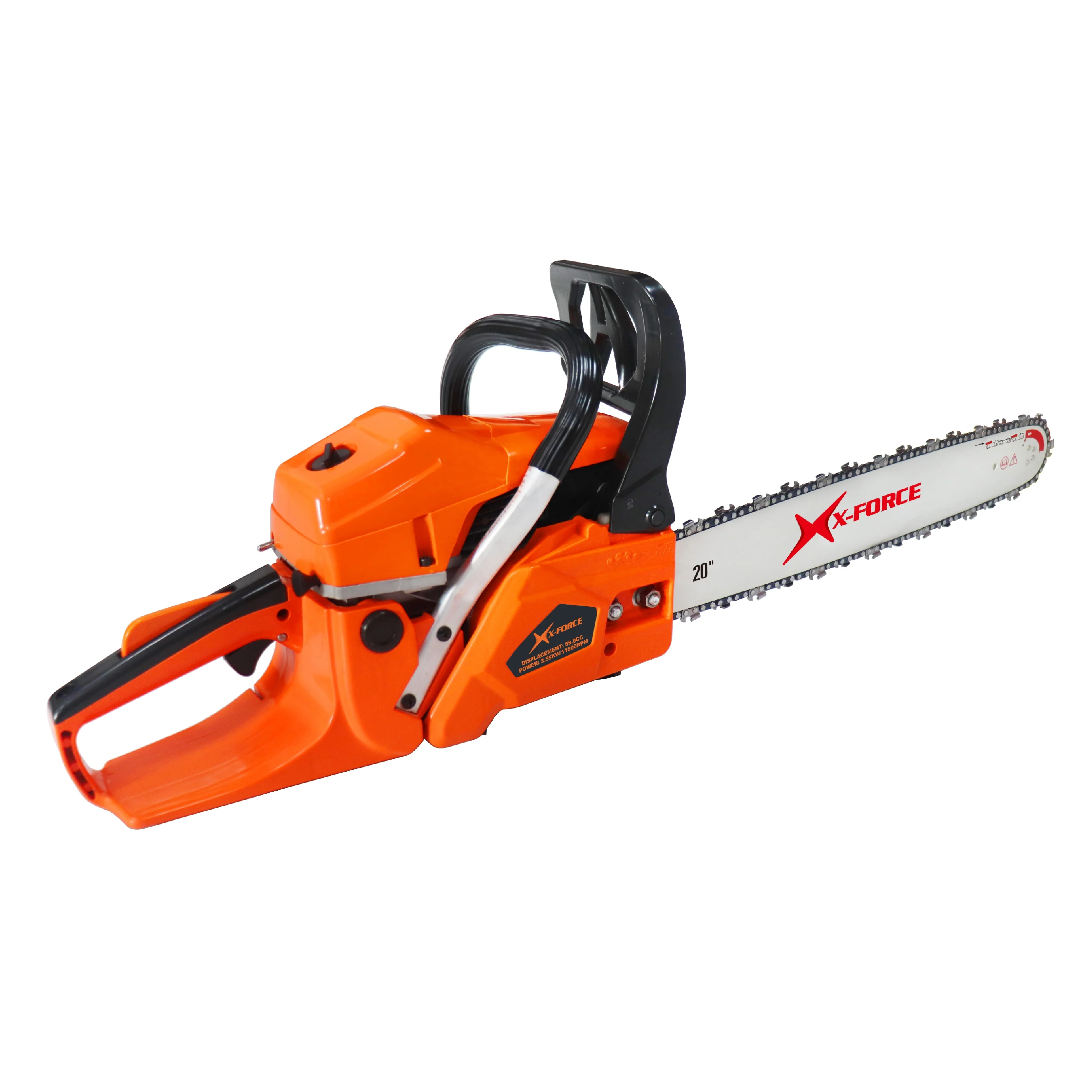 Professional Manufacture 5800 Gasoline Chainsaw 2 Stroke Petrol Wood Tree Cutting Machine Forest Chain Saw