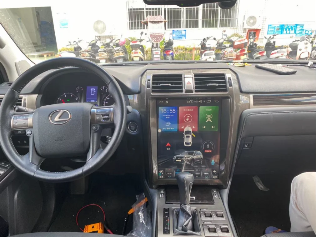 Новый 15 6 дюймовый Android 10 0 мультимедийный навигатор GPS автомобильное стерео радио Видео DVD плеер для Lexus GX GX400 GX460