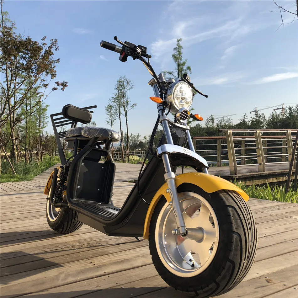 European Warehouse Stock Citycoco Scooter 800w 1000w 1500w Fat Tire Adult Electric Motorcycle with EEC
