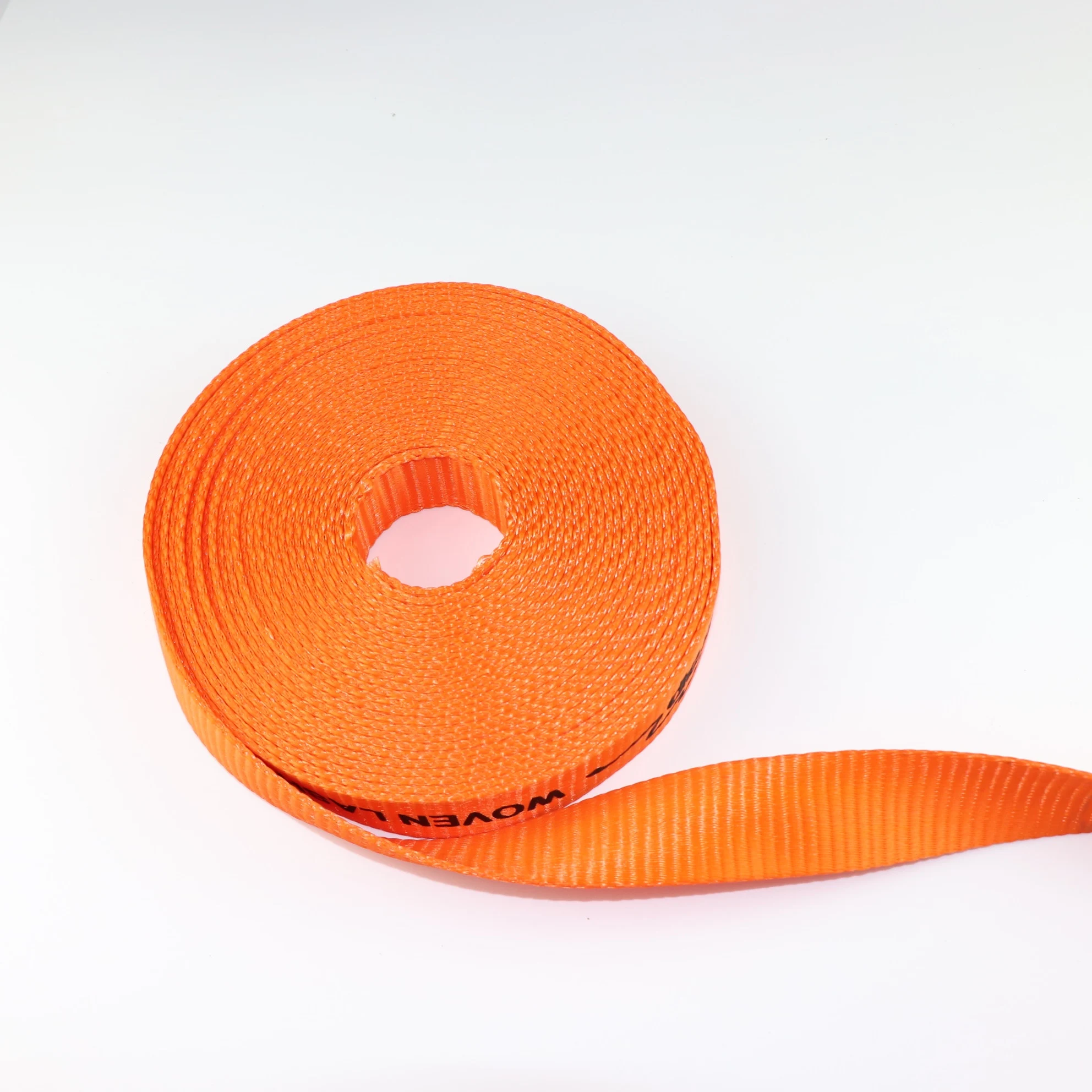 Custom Logo Polyester  cargo webbing belt lashing webbing strap for pallet strapping