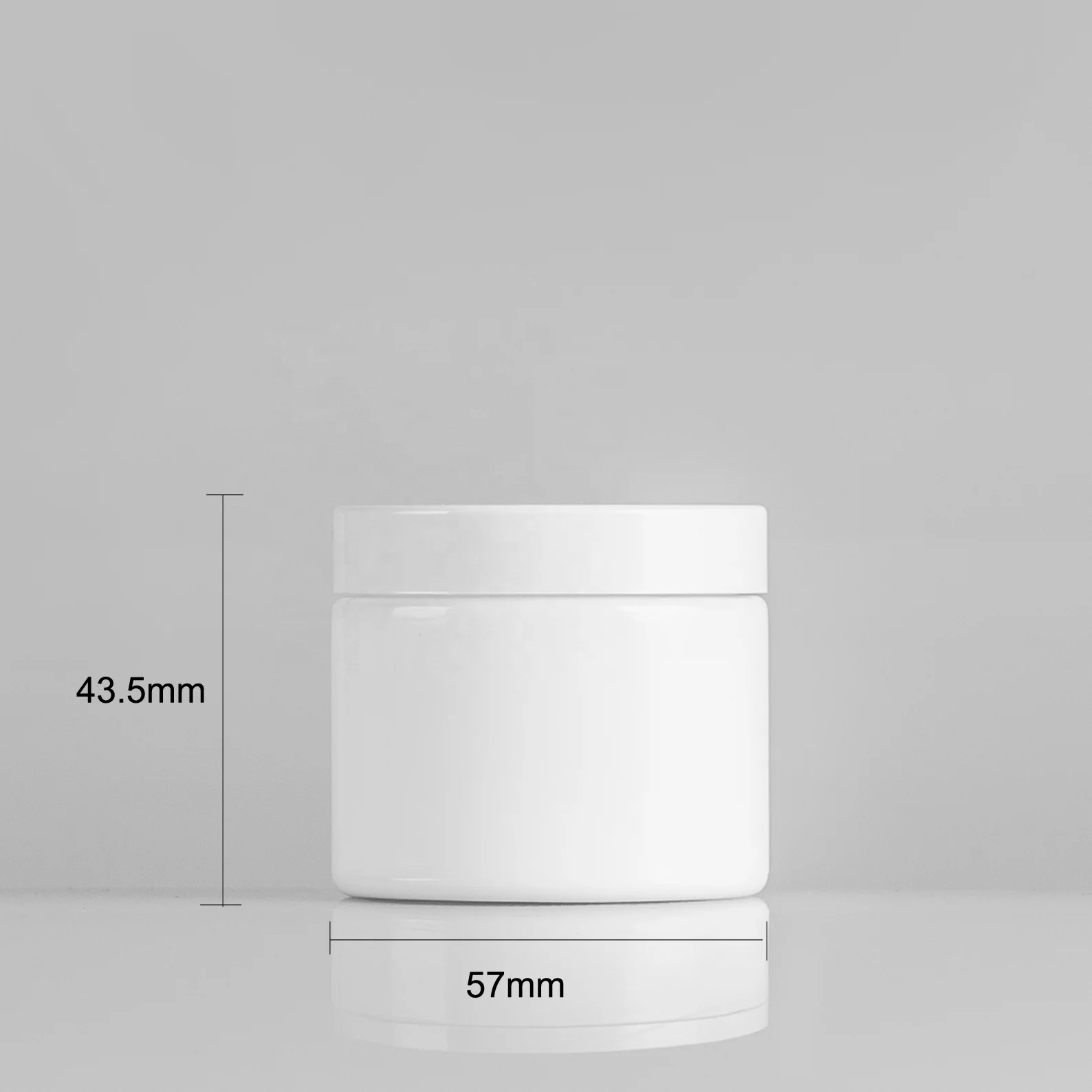 
wholesale China factory 50g opal glass jar for skincare packaging 