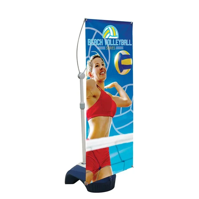 Custom portable advertising digital printed x banner stand