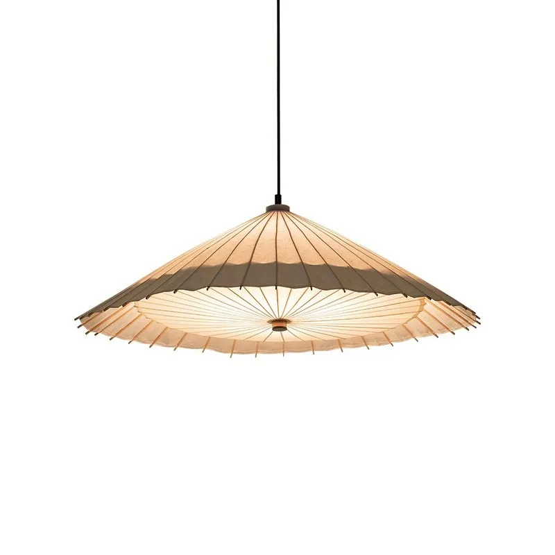 Nordic Style Hanging LED Fabric Pendant Lamp White Pendant Light Fabric for Dinning Room Living Room