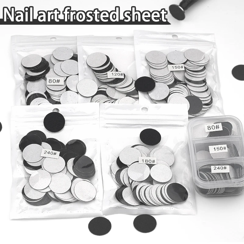 100pcs Replacement Pedicure Sanding Disc Bit Callus Remover Tool Round Sanding Paper Pad Sandpaper Discs For Salon