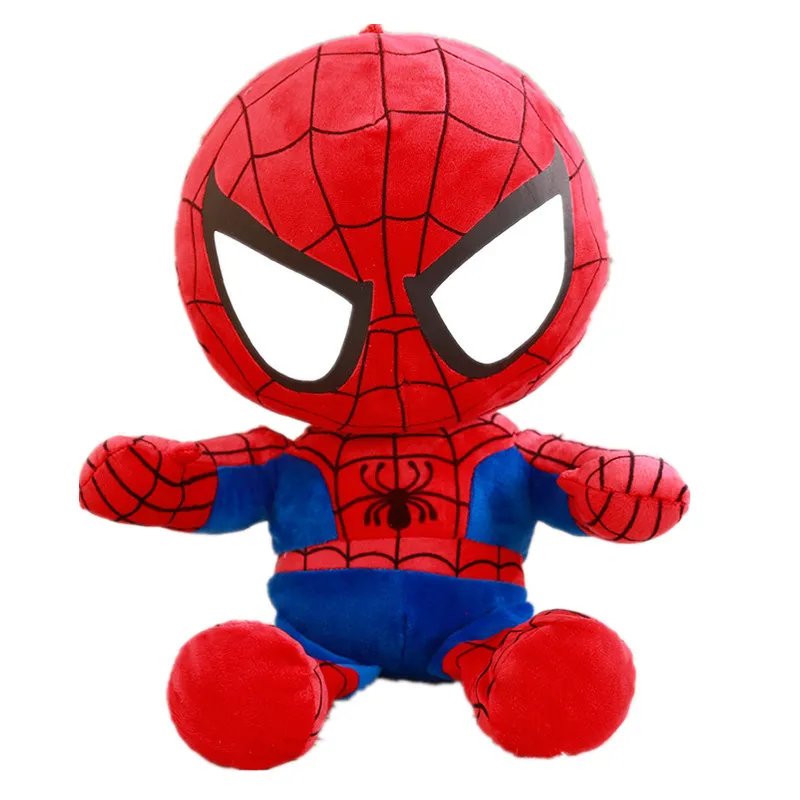 Kawaii Bated Man Plush Toy Super Heroed Ironmans Stuffed Animals Soft Doll Kids Christmas Gifts And Captained Americaed Stuffed