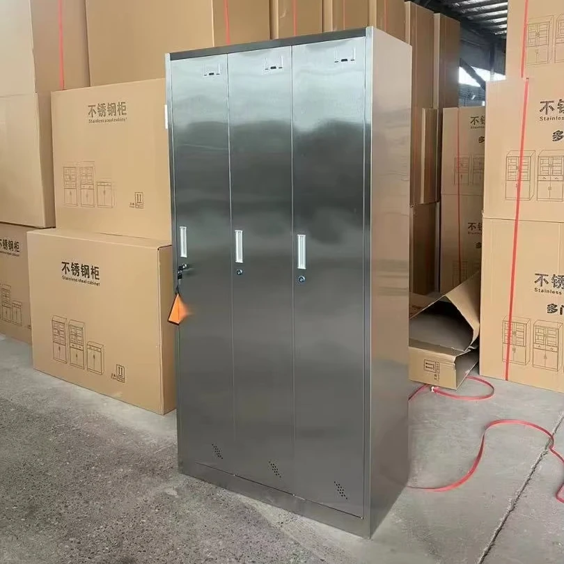Wholesale price stainless steel locker cabinet metal school storage 3 6 9 12 15 18 door gym locker white industrial lockers