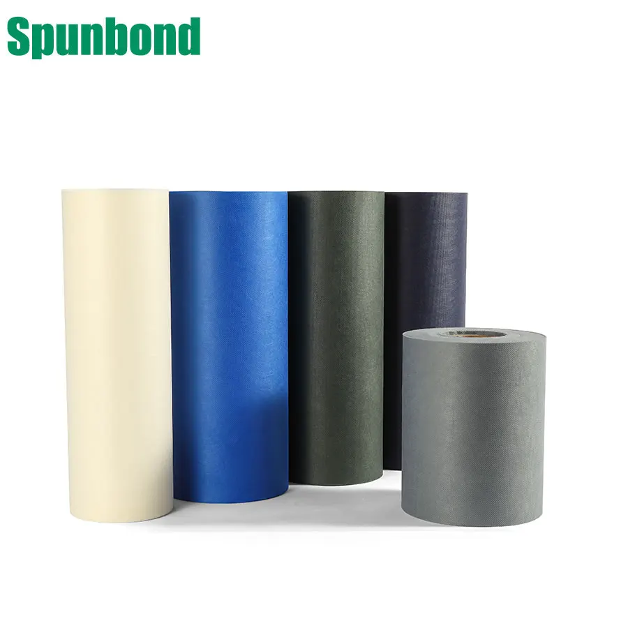 China professional spunbond nonwoven fabric factory PET/RPET/PLA/PA6 nylon spunbond nonwoven fabric price
