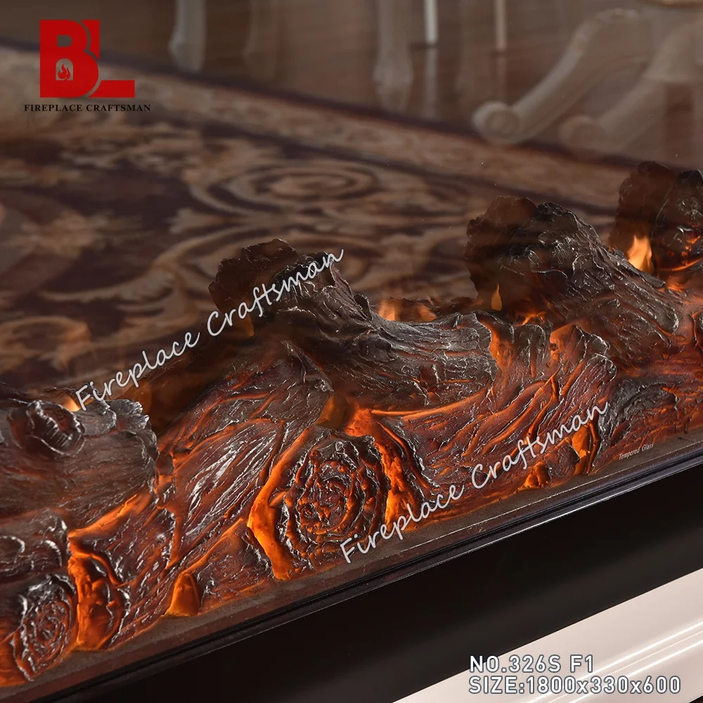 326S house decor wood led electric fireplace decoration stoves mantel