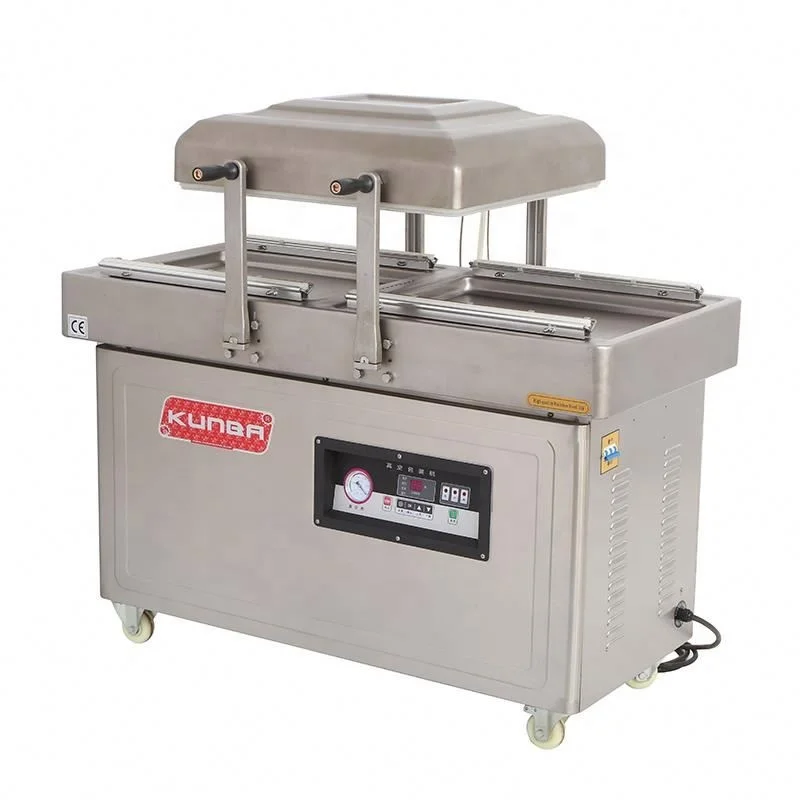 
DZ-400/2SA deep type double chamber vacuum packaging machine for food 