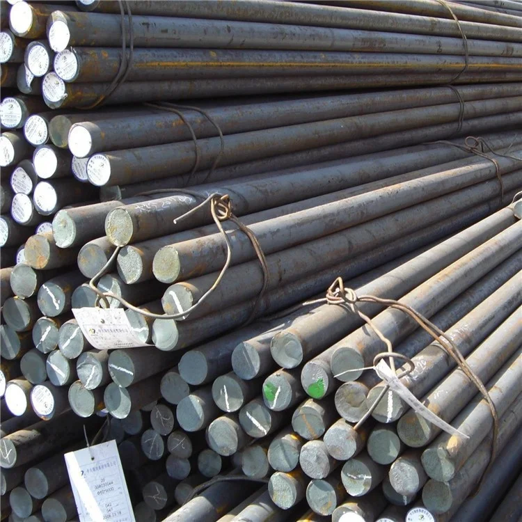 Hot Sale Hot Rolled Round Carbon Steel Bar Cr12 H13 SKD11 SKD61 DC53 1.2379 Mold Steel Bars Forged 80-400mm Carbon Steel Rod/Bar