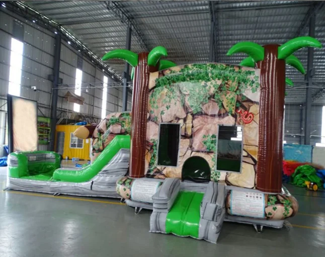 2024 Popular Newly design inflatable slide inflatable castle slide combo children bouncy castles for sale