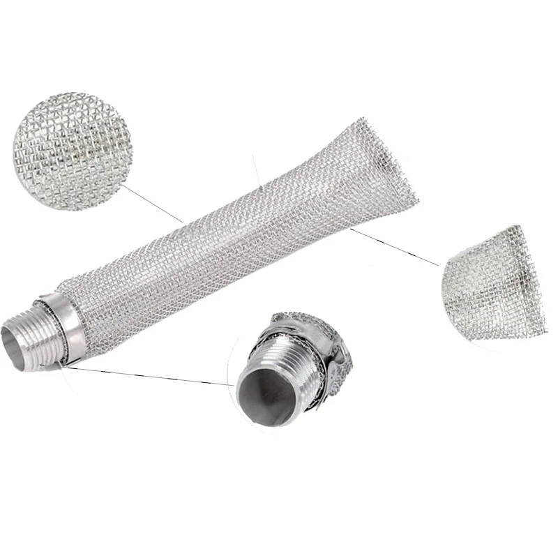 China Manufacturer Factory Price Custom Stainless Steel  Screen Brewing Filter Barrel Beer Bazooka Screen