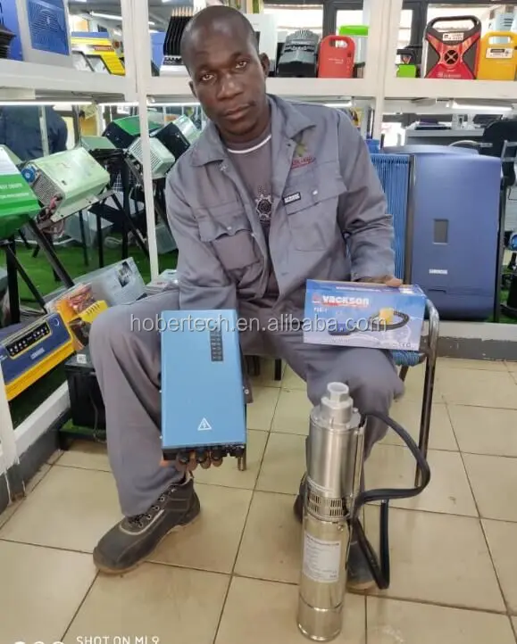 
hober stainless steel 48v 400w solar submersible brushless DC Centrifugal pump 