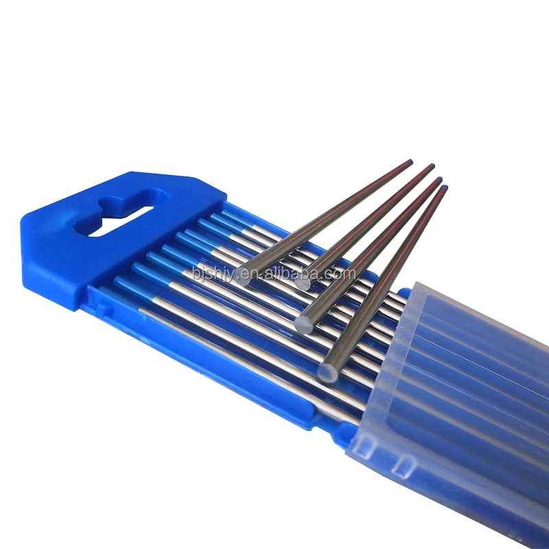 wolfram welding blue tip 2.4mm 150mm ground finish wl20 tungsten electrode rod