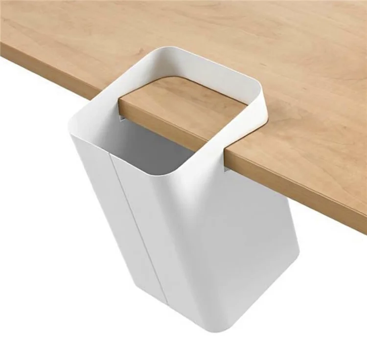 Custom hanging on the table portable design trash can desktop art paper office waste bin
