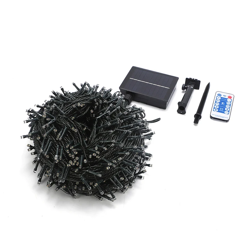 Solar Powered Flashing LED Fairy String Lighting Decorative Outdoor Christmas Lighting Garden Street Backyard Decoration Lights