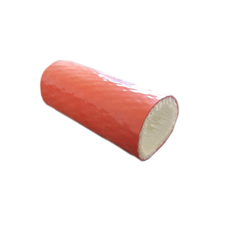 
130mm High Quality High Temperature Insulation fire resistant Silicone fiberglass sleeve 
