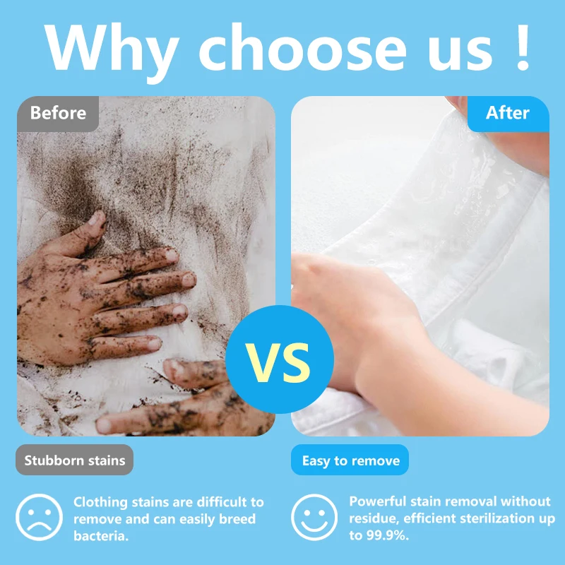 Laundry bleach 600ml Clean clothes laundry whitening products laundry whitener
