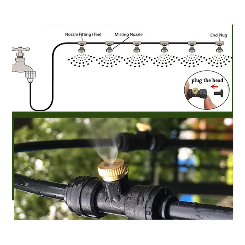 Balidao China Portable Misters Cooling Mist Machine Outdoor Patio Misting Humidity System For Park Fog