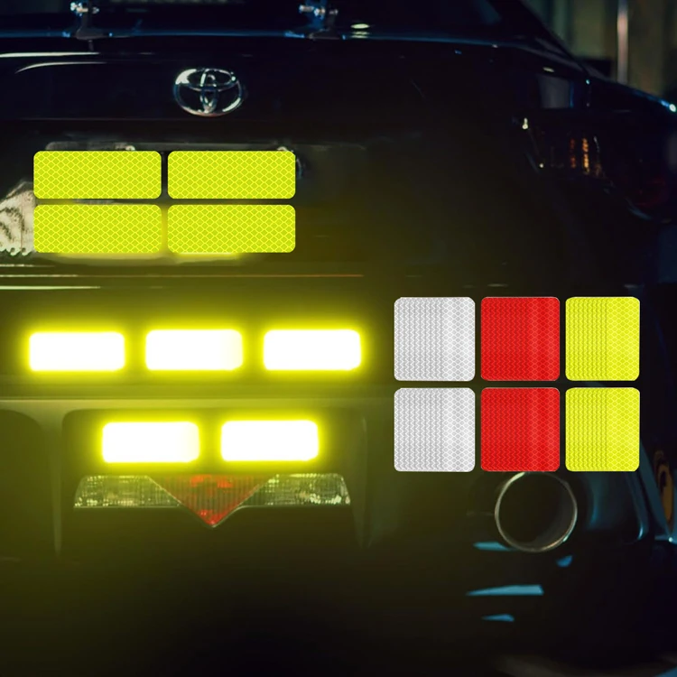 MANCAI Reflective Tape, Reflective Stickers Reflector Tape Night Visibility Trailer Reflective Tape for Bikes Clothing Helmet