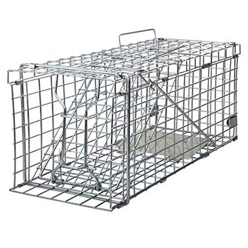 Chinese Easy Setting, Outdoors Use Safety no killing One Door Metal Iron No Touching Rabbits Cage Traps/