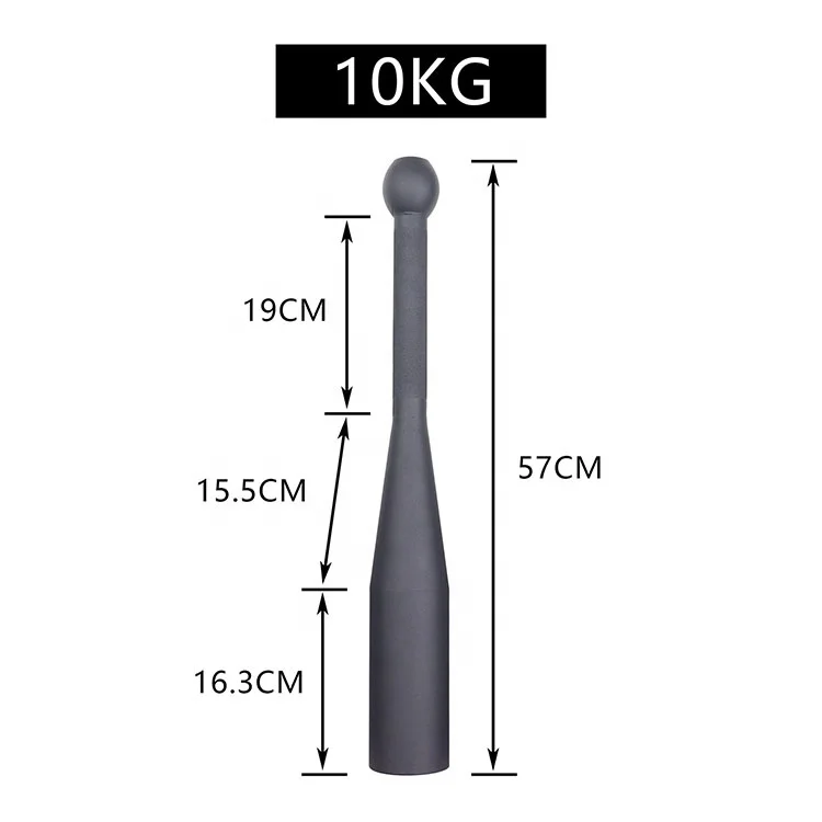 UNIQ Exercise Weight Club Bells Heavy Duty Steel for Strength Training & Improves Grip and Forearm Strength