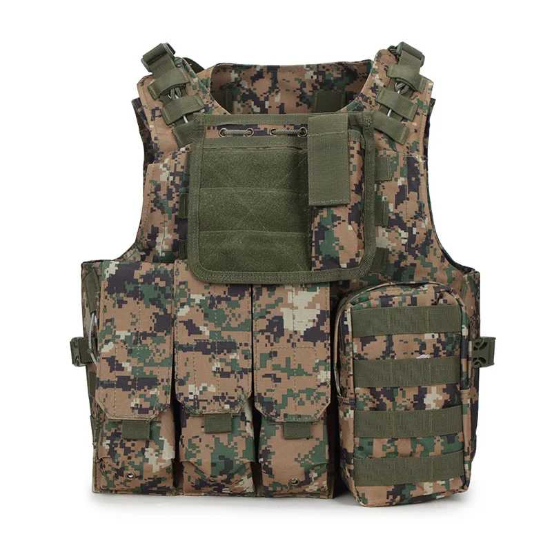 Tactical vest camouflage vest defensive outdoor combat bag equipment wholesale