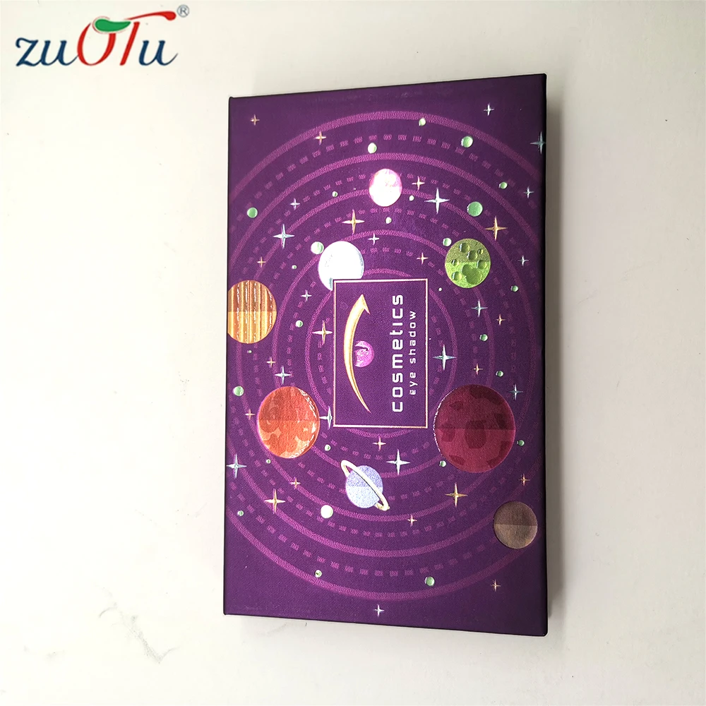 
Wholesale Dazzle colour makeup boxes Empty Eye shadow Palette Private Label Pressed Powder Eyeshadow packaging 