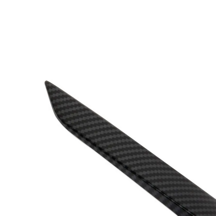 Carbon fiber style front bumper light lamp cover trim frame  for Ford Mustang 2024 decoration Accessories