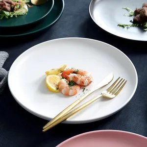 Custom Porcelain Dinner Set of Plates for Restaurant Hotel Fine Porcelain Dinner Set