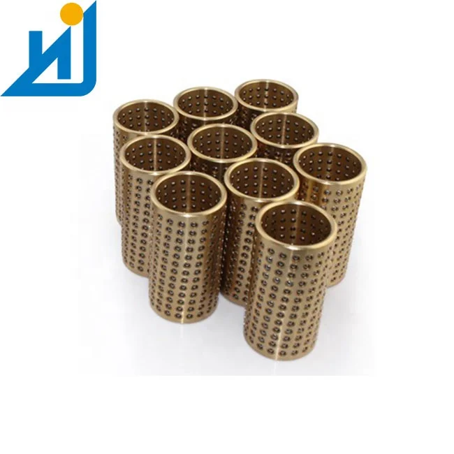 Aluminum brass POM steel ball bushing Bearing ball cage 28*60mm