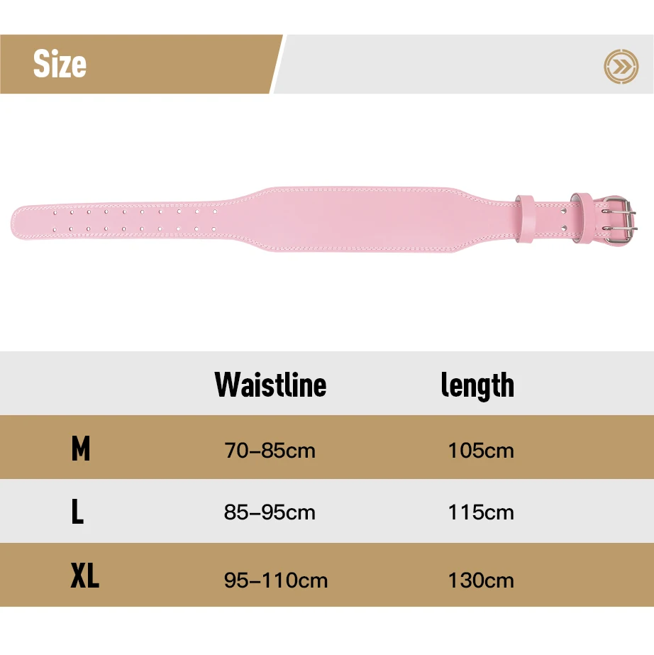 Weight Lifting Belts for Girls Power Hmoe Gym Exercise Squatting Hard Pull Pink Weight Lifting Belt for Girl