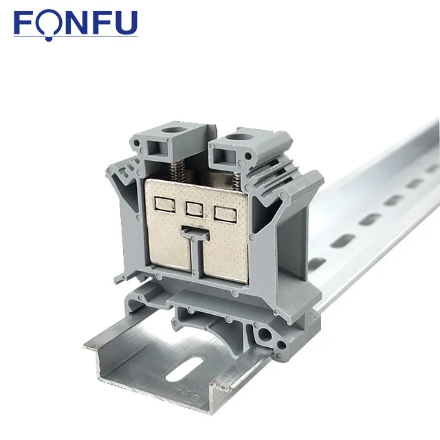 100A 800V Motor Terminal Block UK25  25mm Screw Din Rail Terminal Block Connector