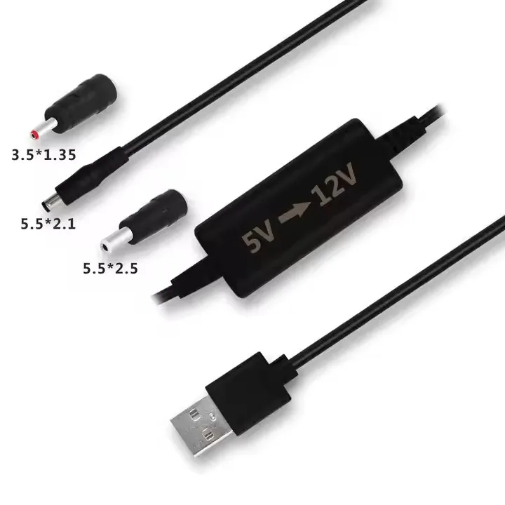 5 V на 12V USB повышающий трансформатор напряжения DC кабель питания Boost зарядное устройство