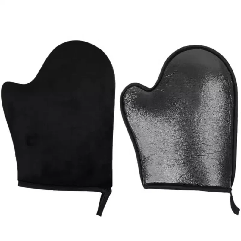 Waterproof Tanning Oil Glove Sunless Tanning Applicator Body Flocking Mitts Essential Oiling Tool Sunbathing Glove Applicator