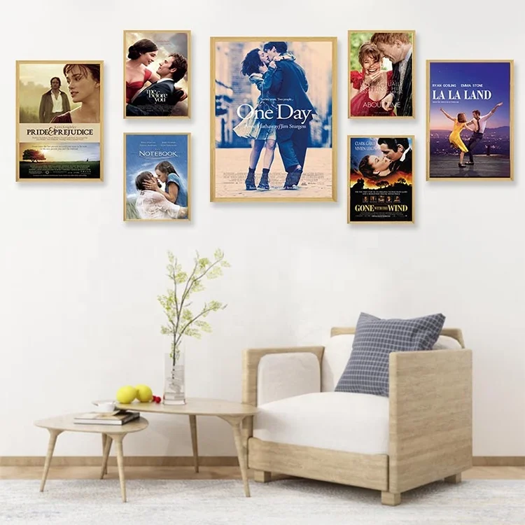 Wholesale Custom Sports Football Posters Anime Film Movie Music Digital Print Black White Children Educational Poster Printing