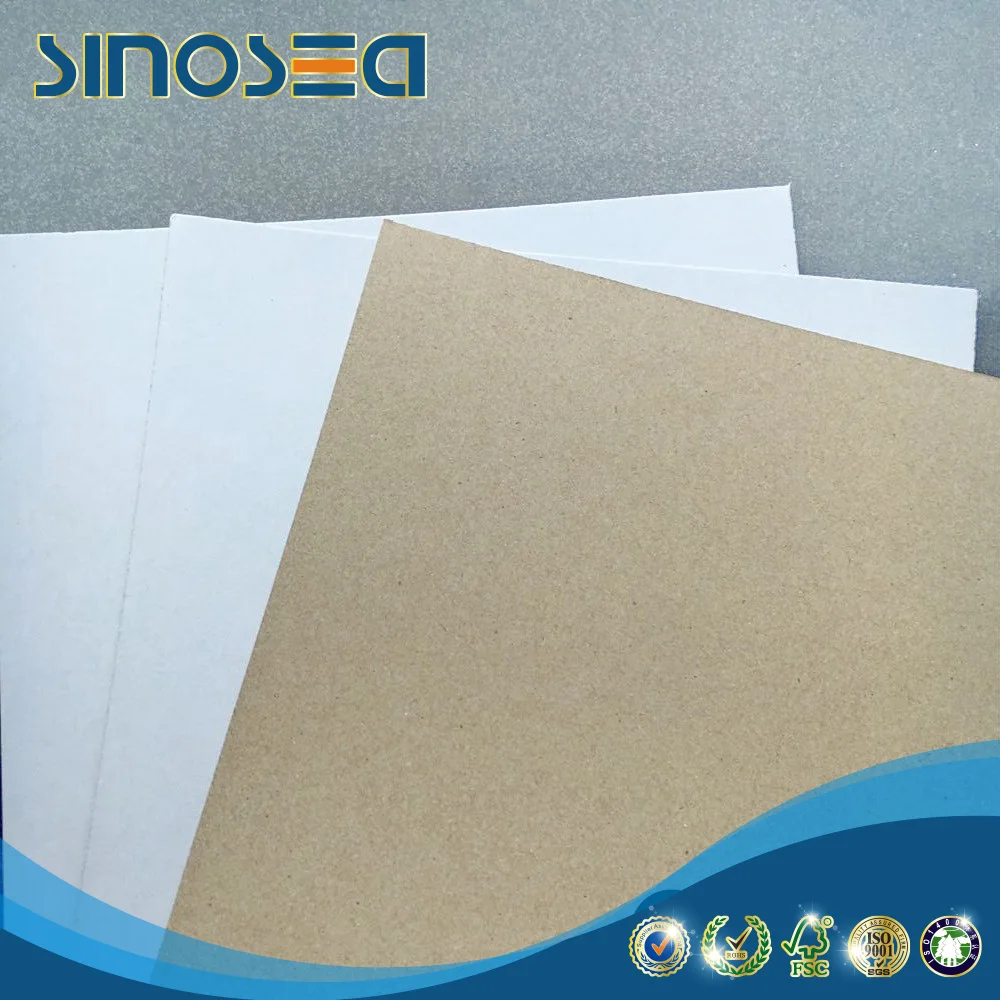 GC4/CKB Paper jumbo rolls Coated craft Board in Sheet CCKB for Packaging 300gsm 255gr