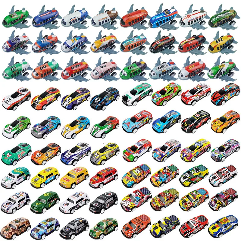 Simulation Micro Alloy Die-casting Transportation Toy Mini Rebound Force Resistant Car Airplane Toy Car