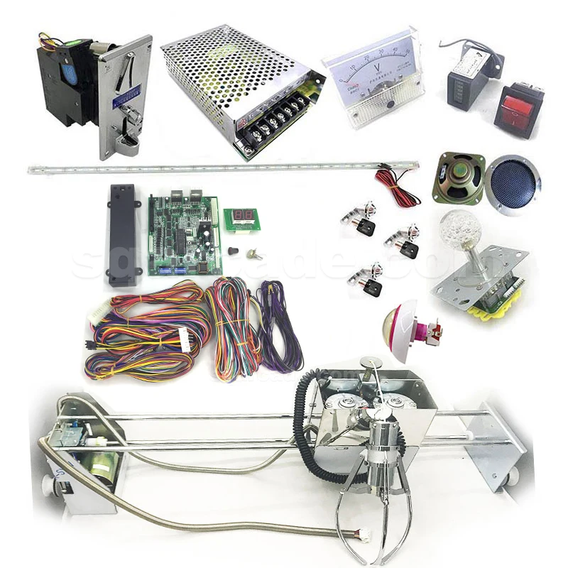 Custom crocodile Crane motherboard Kit Parts Good Quality PCB Board Crane Machine With Wire Harness/ Arcade Doll Machine Board
