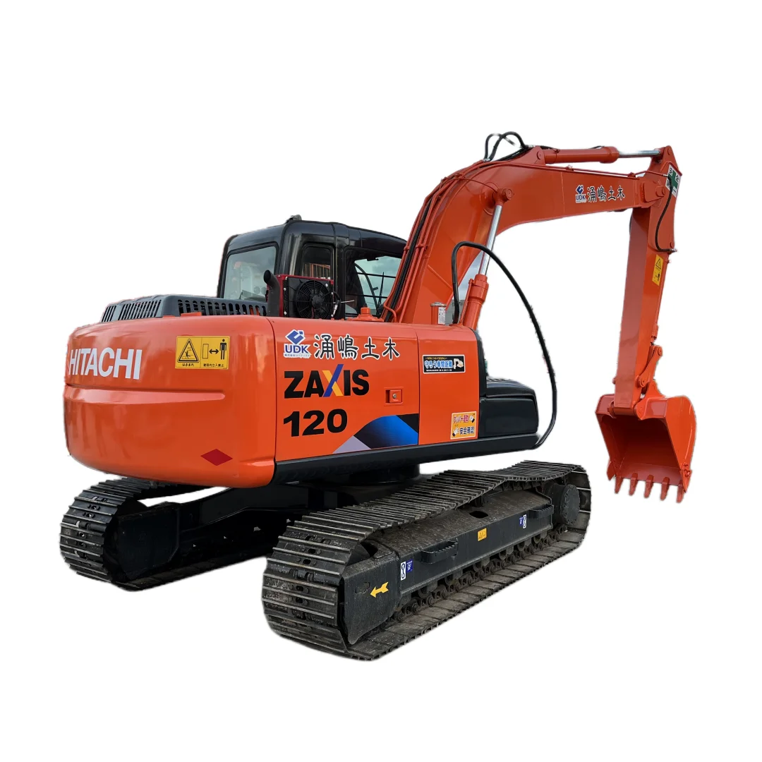 Подержанный экскаватор HITACHI ZX120 zax120 12 тонн гидравлический гусеничный японский оригинальный