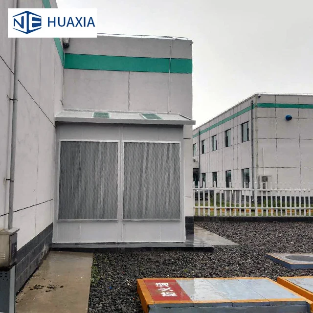 Outdoor edifice  outside wall louver long term moisture seperation good ventilation louver